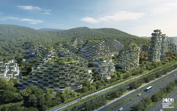 Écologie urbaine ville forestière Chine